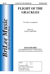 Flight of the Grackles Two-Part choral sheet music cover